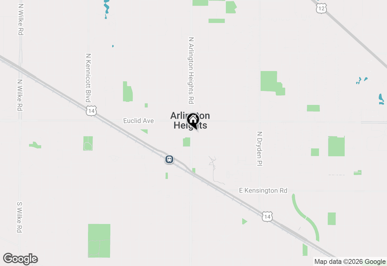 Map of 411 N Arlington Heights Road, Arlington Heights, IL 60004