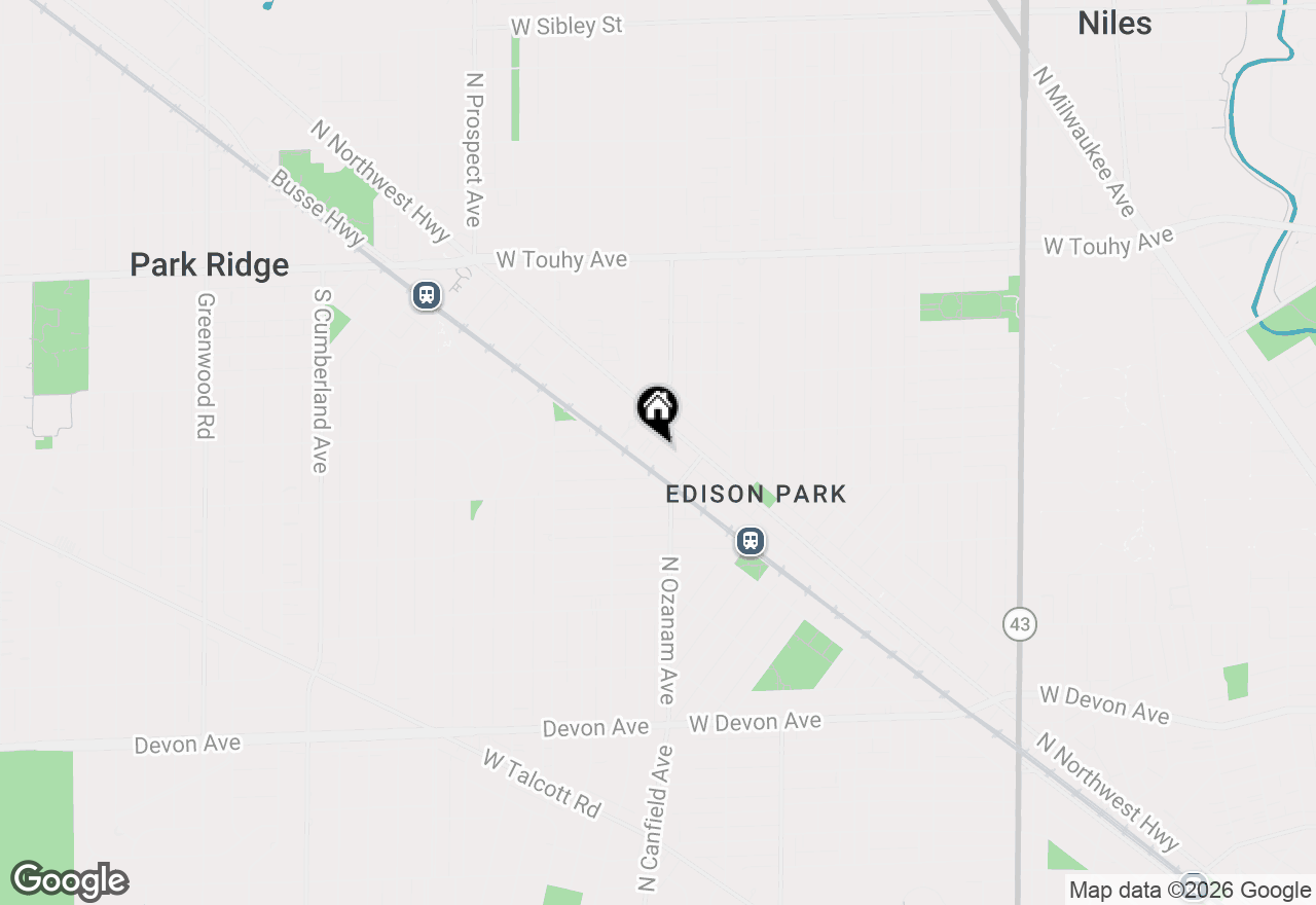 Map of 511 Summit Avenue #2R, Park Ridge, IL 60068