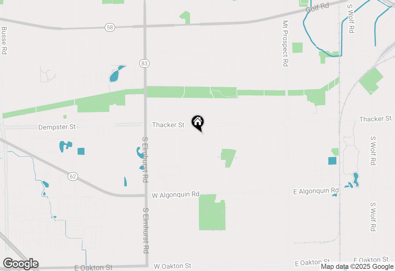 Map of 535 King Lane, Des Plaines, IL 60016