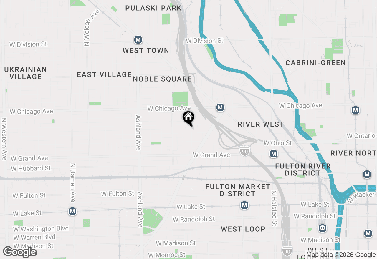 Map of 1311 W Ancona Street, Chicago, IL 60642