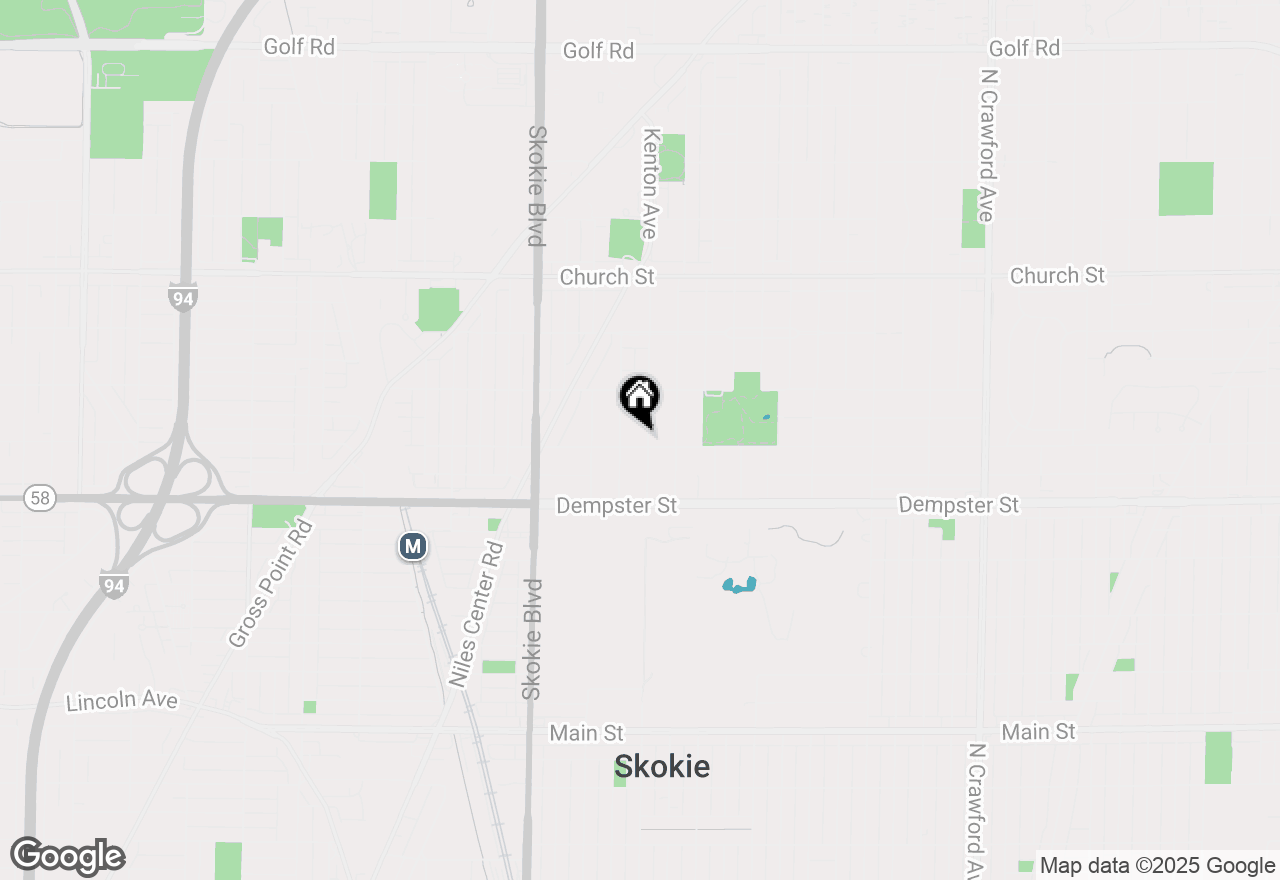 Map of 4600 Greenwood Street, Skokie, IL 60076