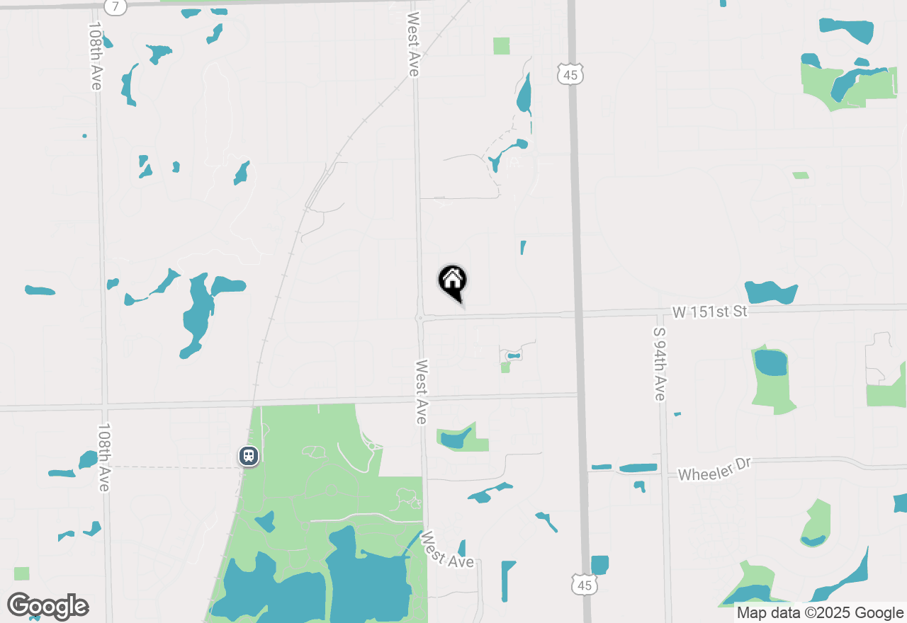 Map of 9960 W 151 Street, Orland Park, IL 60462