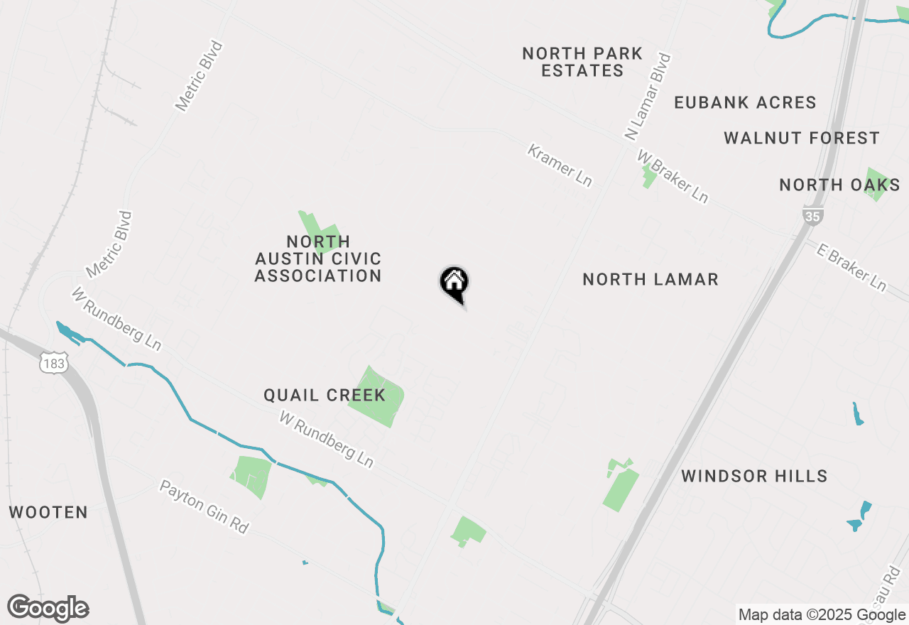 Map of 1004 Cripple Creek Dr, Austin, TX 78758