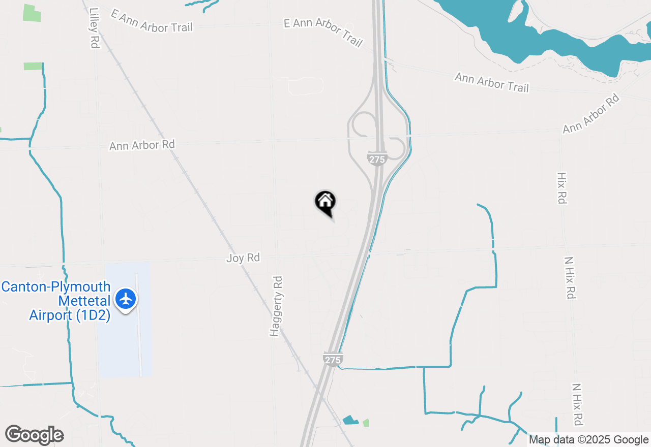 Map of 40235 Newport Drive, Plymouth, MI 48170