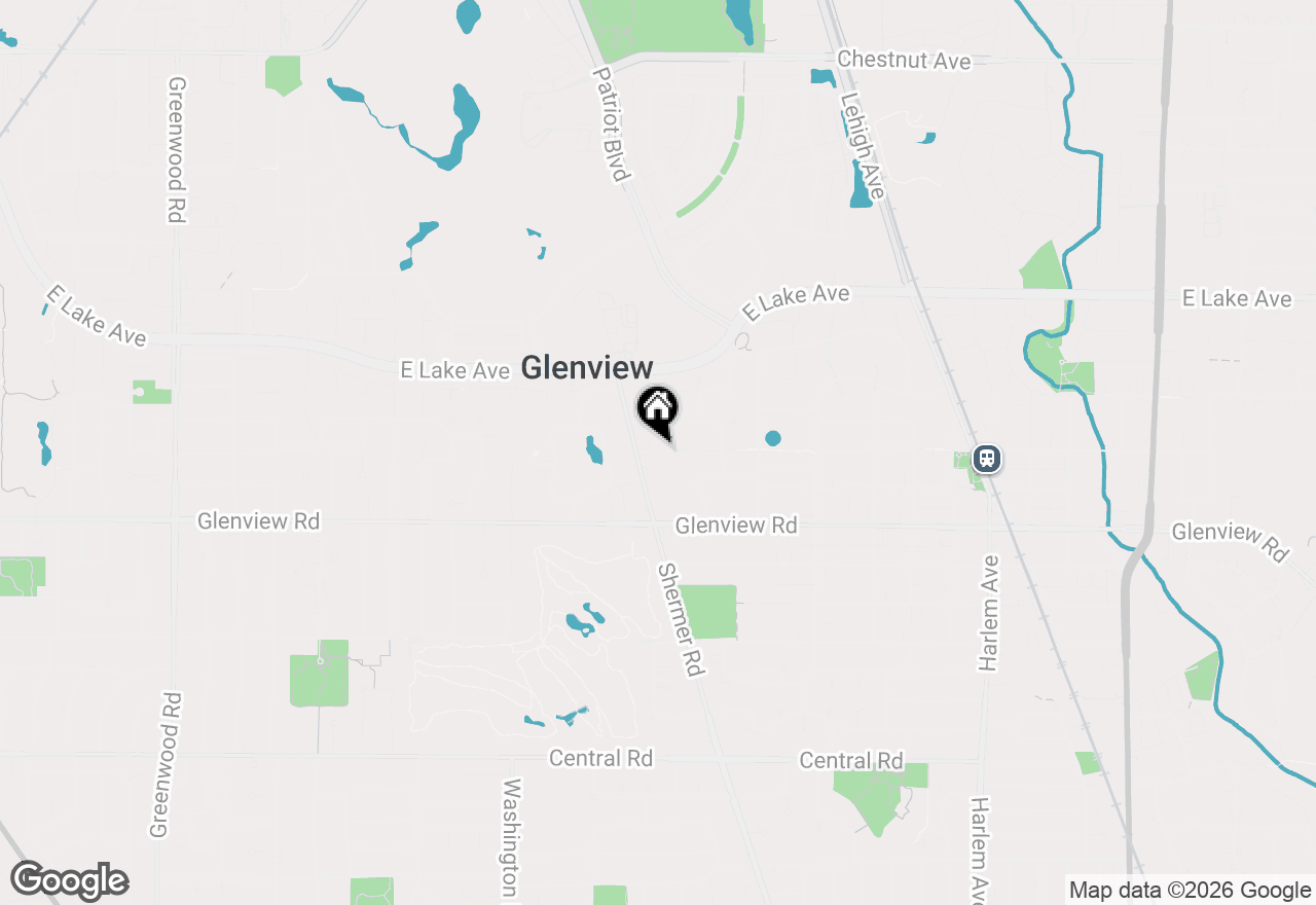 Map of 1109 Shermer Road, Glenview, IL 60025