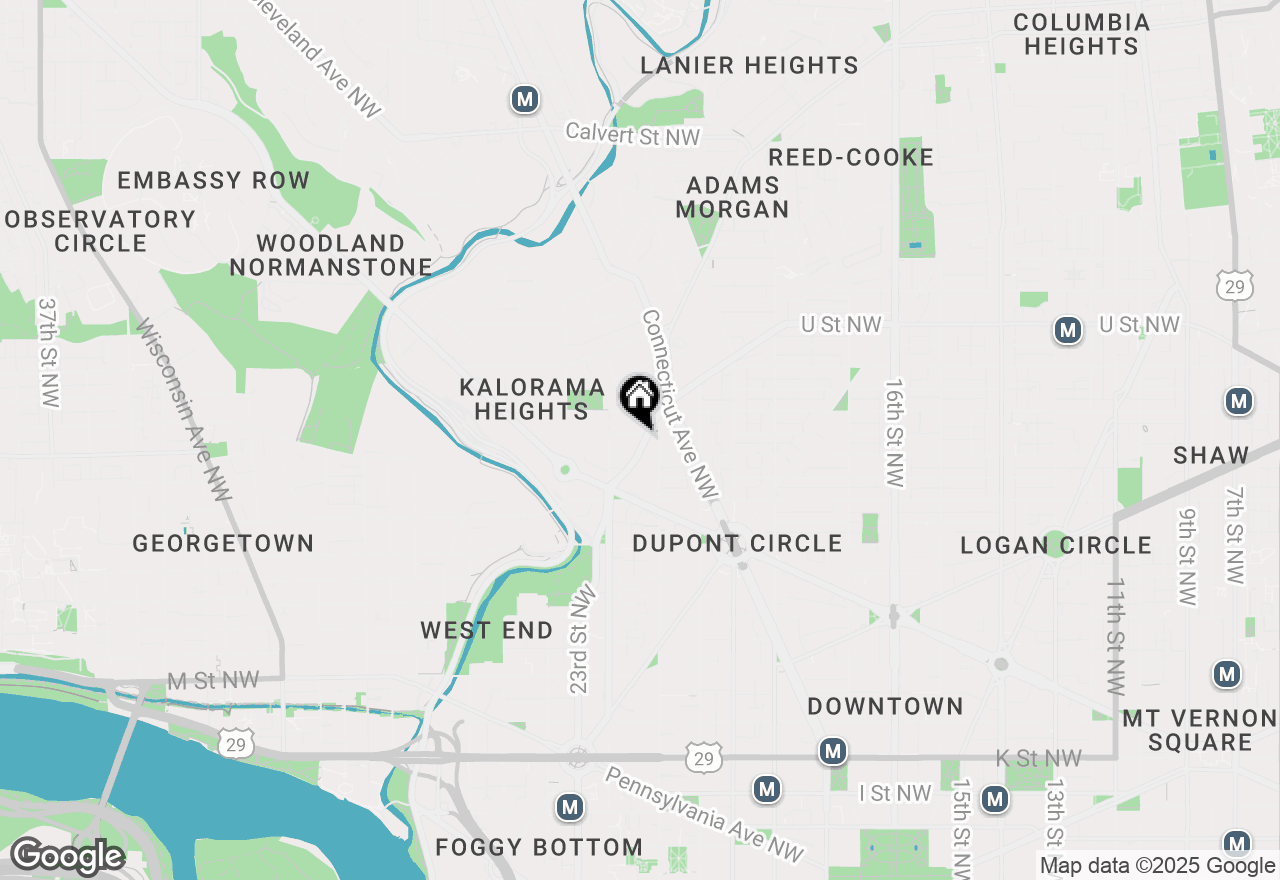 Map of 2129 Florida Avenue Nw #201, Washington, DC 20008