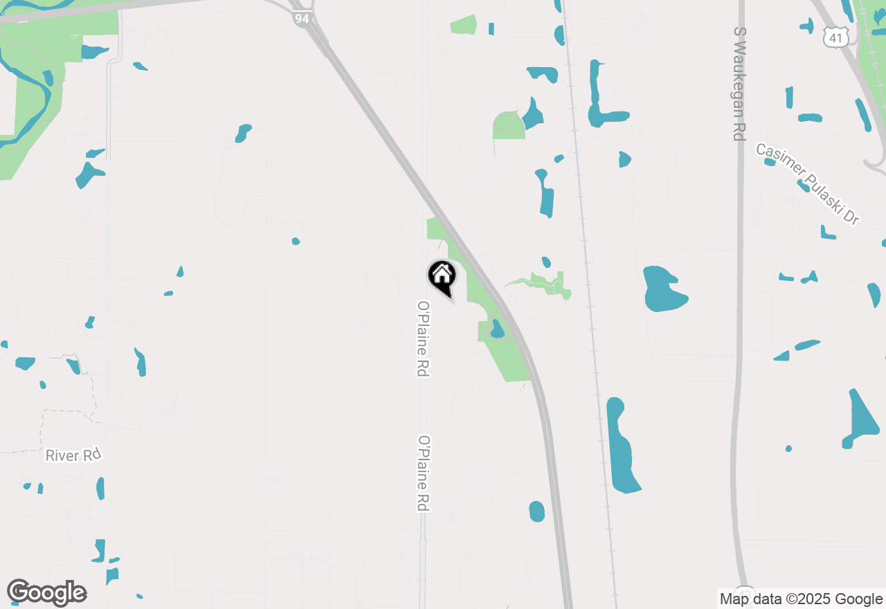 Map of 1601 S Lancaster Lane, Libertyville, IL 60048