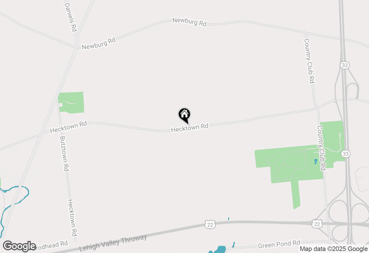 Map of 4164 Hecktown Road, Bethlehem, PA 18020