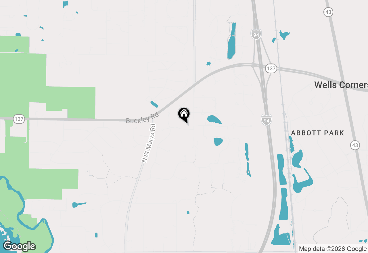 Map of 1828 White Fence Lane, Libertyville, IL 60048