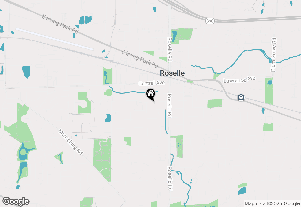 Map of 107 W Maple Avenue, Roselle, IL 60172