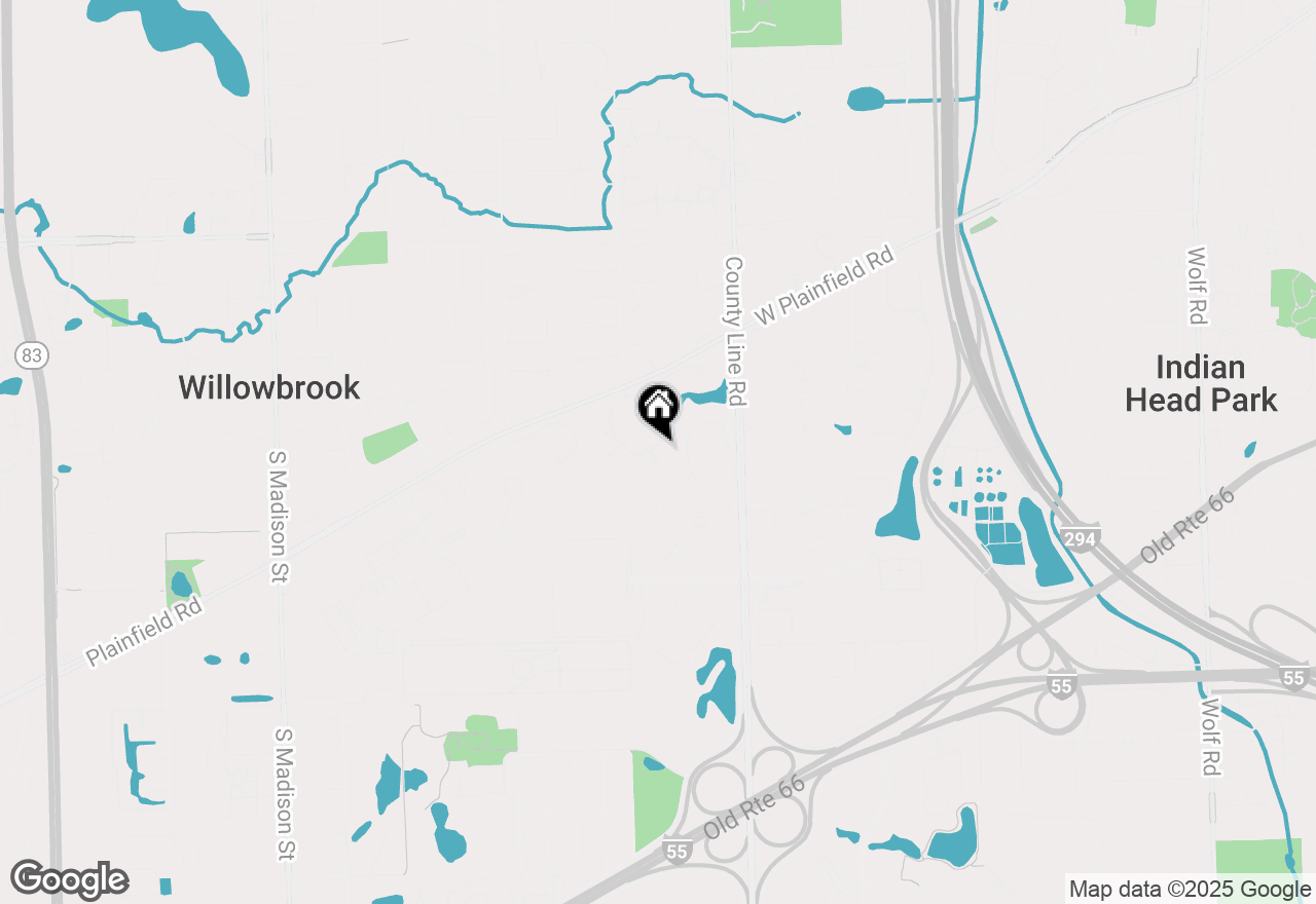 Map of 701 Kenmare Drive, Burr Ridge, IL 60527