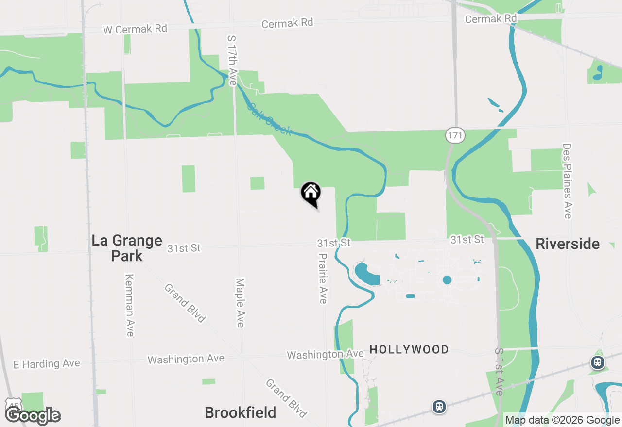 Map of 2945 Vernon Avenue, Brookfield, IL 60513