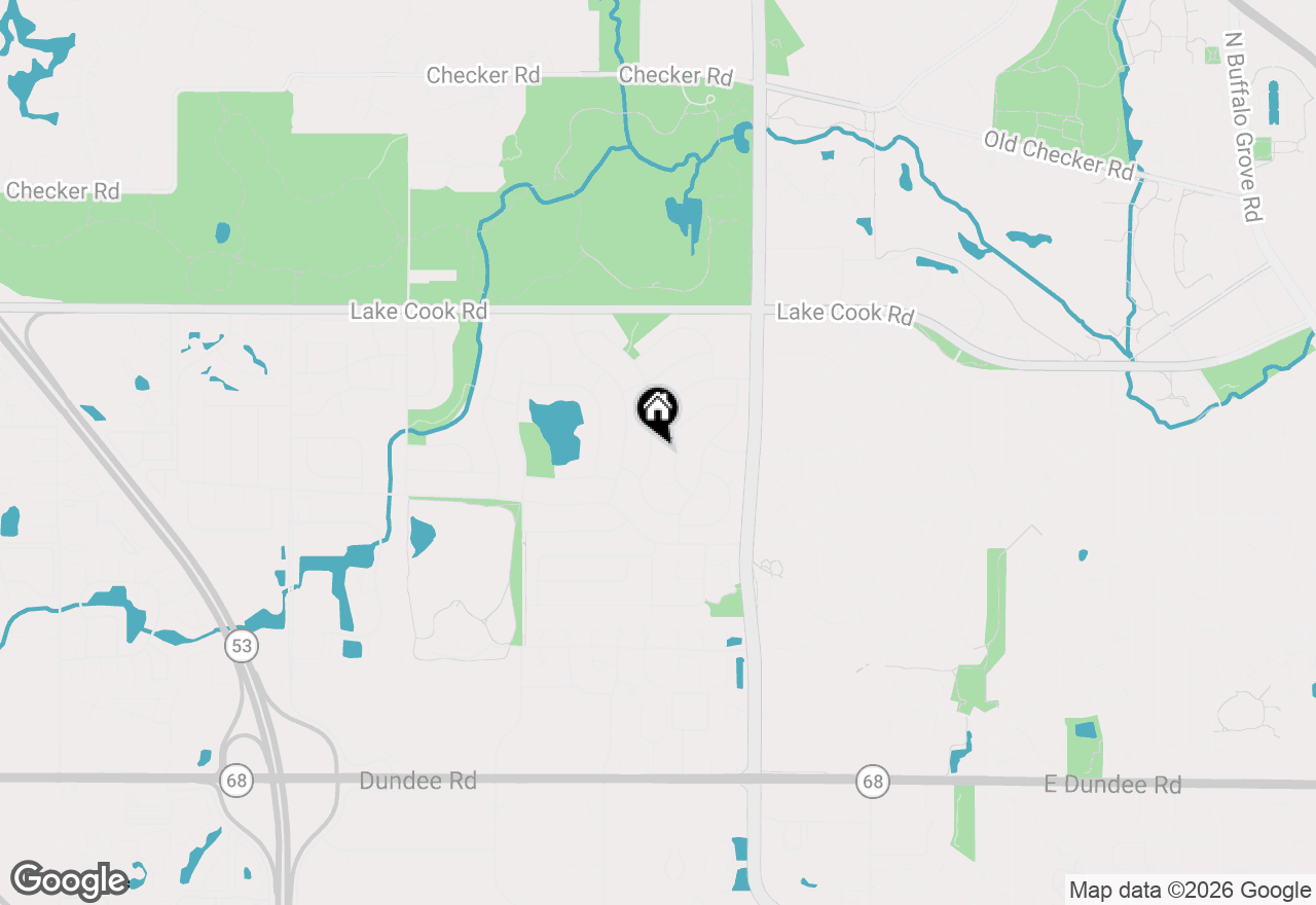 Map of 4017 N Walnut Avenue, Arlington Heights, IL 60004