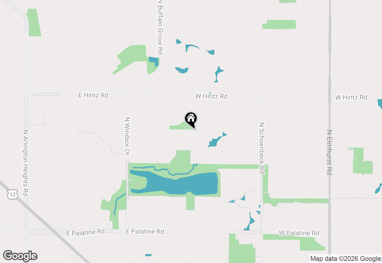 Map of 2126 E Waverly Lane, Arlington Heights, IL 60004