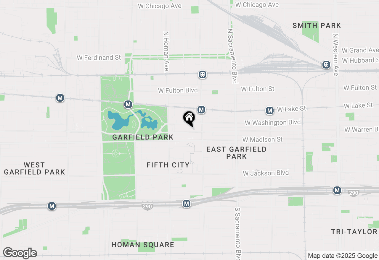 Map of 3246 W Warren Boulevard #2, Chicago, IL 60624