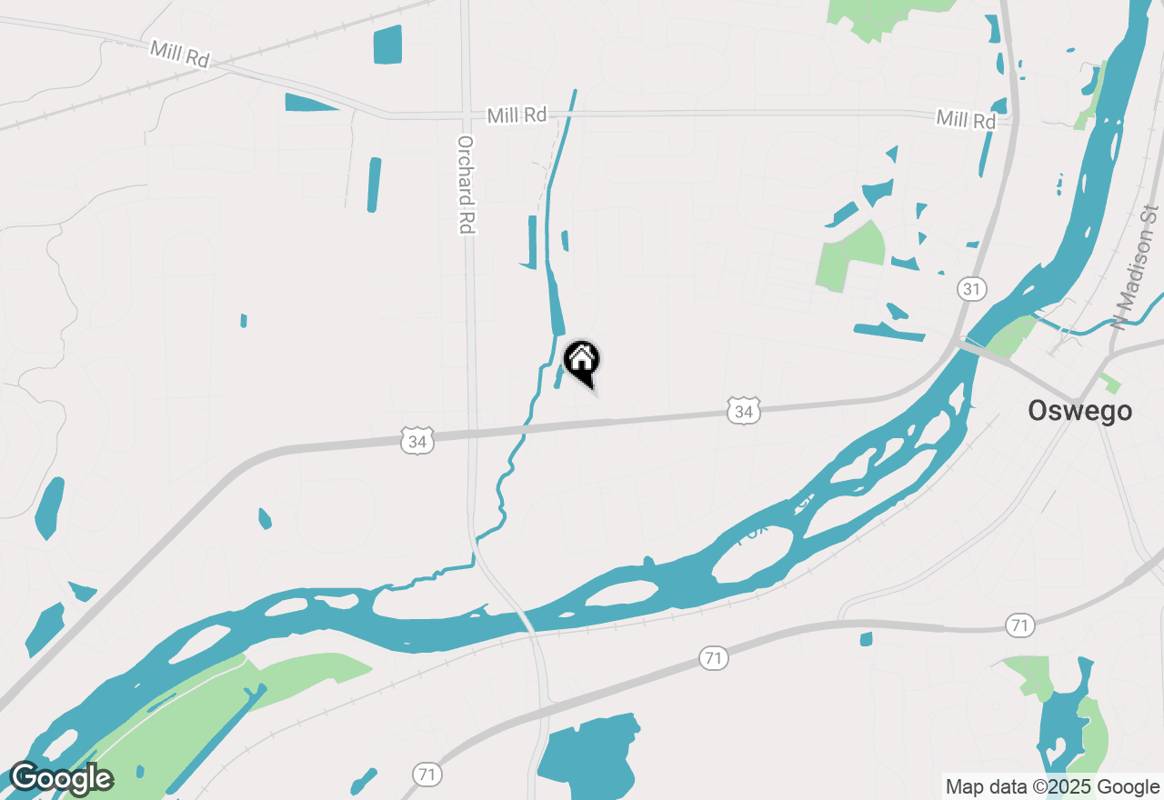 Map of 548 Arbor Lane, Oswego, IL 60543