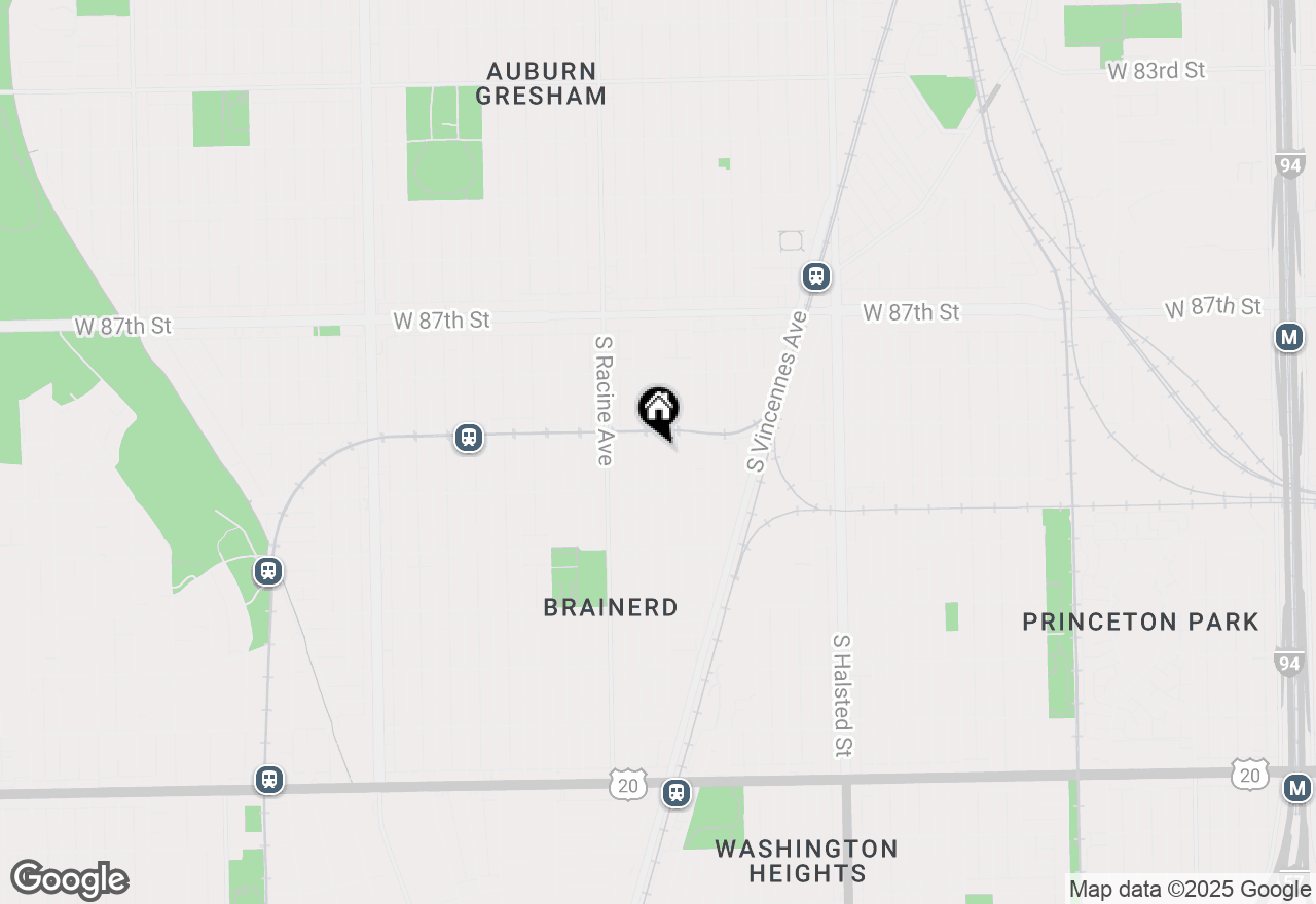 Map of 8920 S Aberdeen Street, Chicago, IL 60620