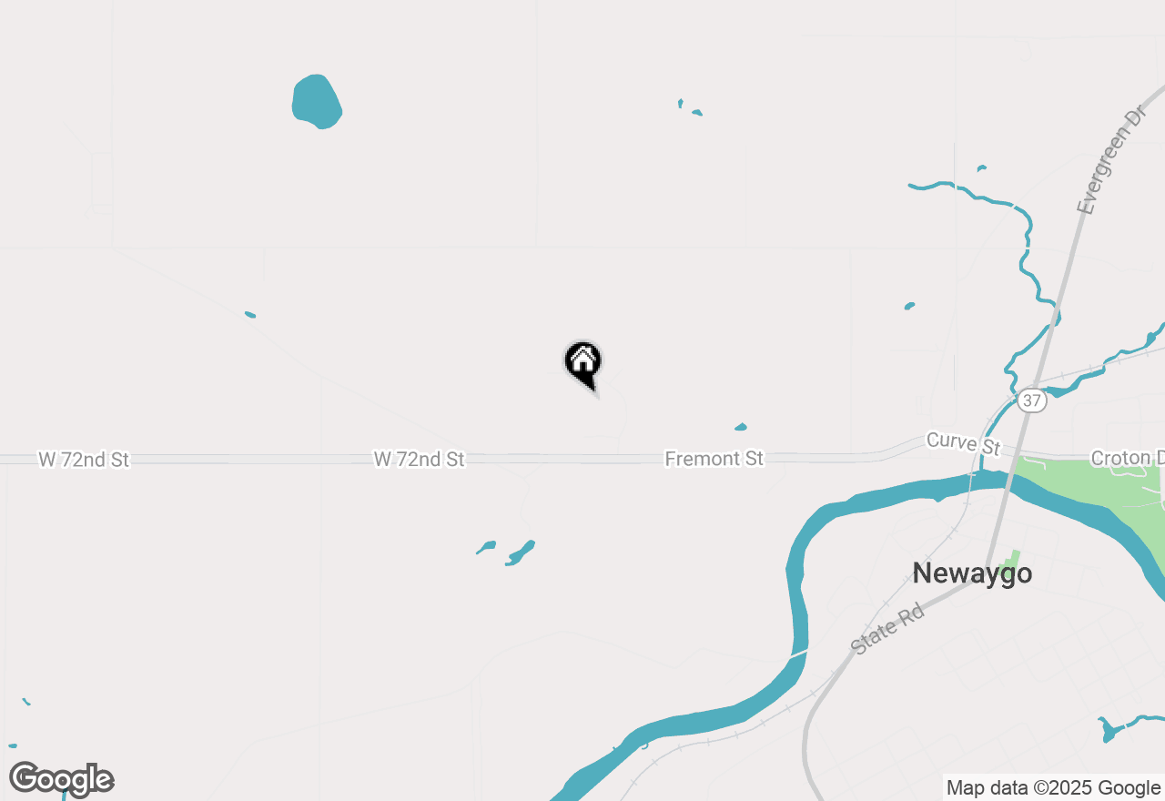 Map of 687 N River Hills Drive, Newaygo, MI 49337