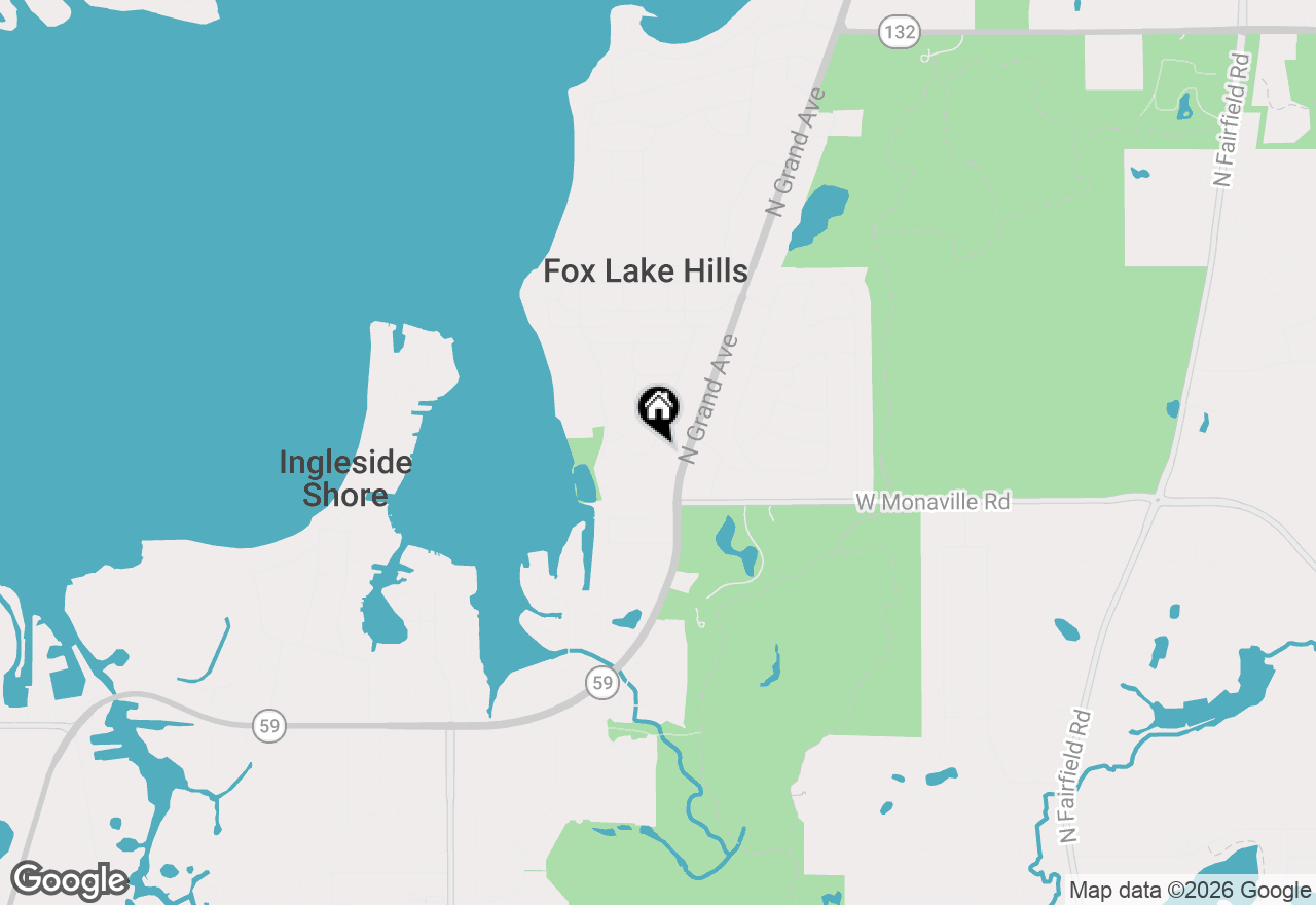 Map of 37127 N Hillside Drive, Lake Villa, IL 60046