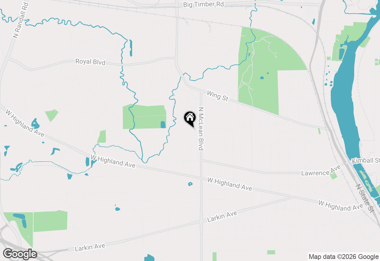 Map of 1450 Plymouth Lane #305, Elgin, IL 60123