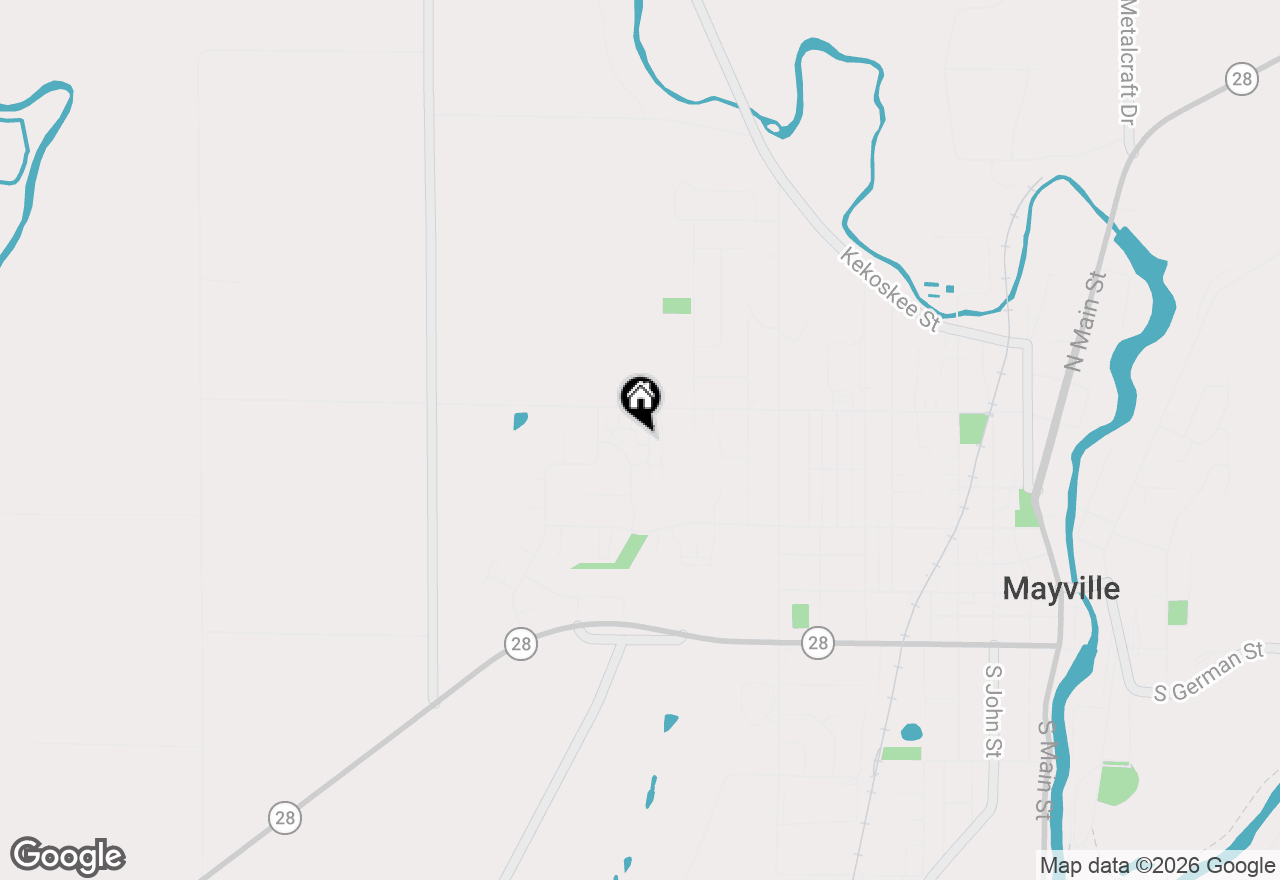 Map of 330 Brookside Dr #4, Mayville, WI 53050