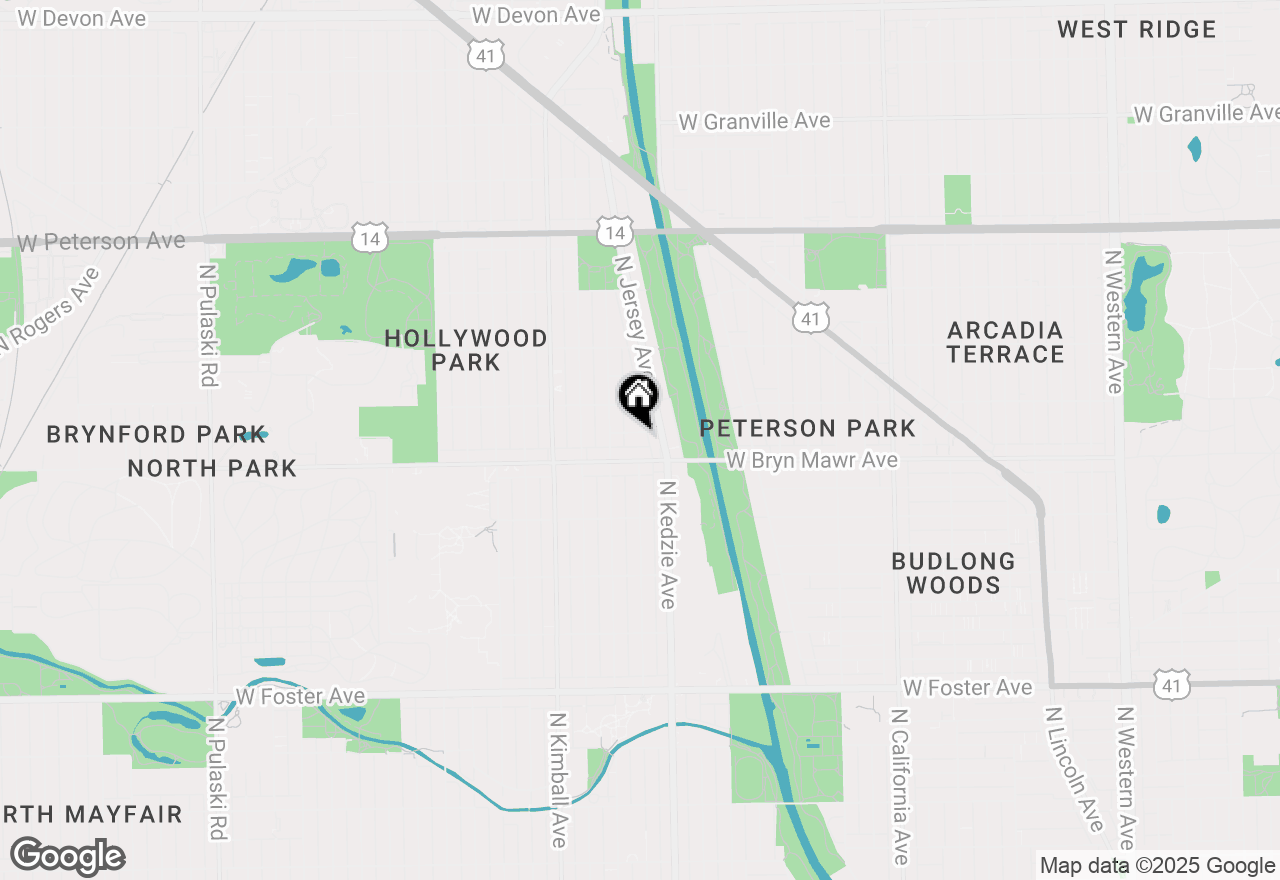 Map of 3223 W Olive Avenue, Chicago, IL 60659