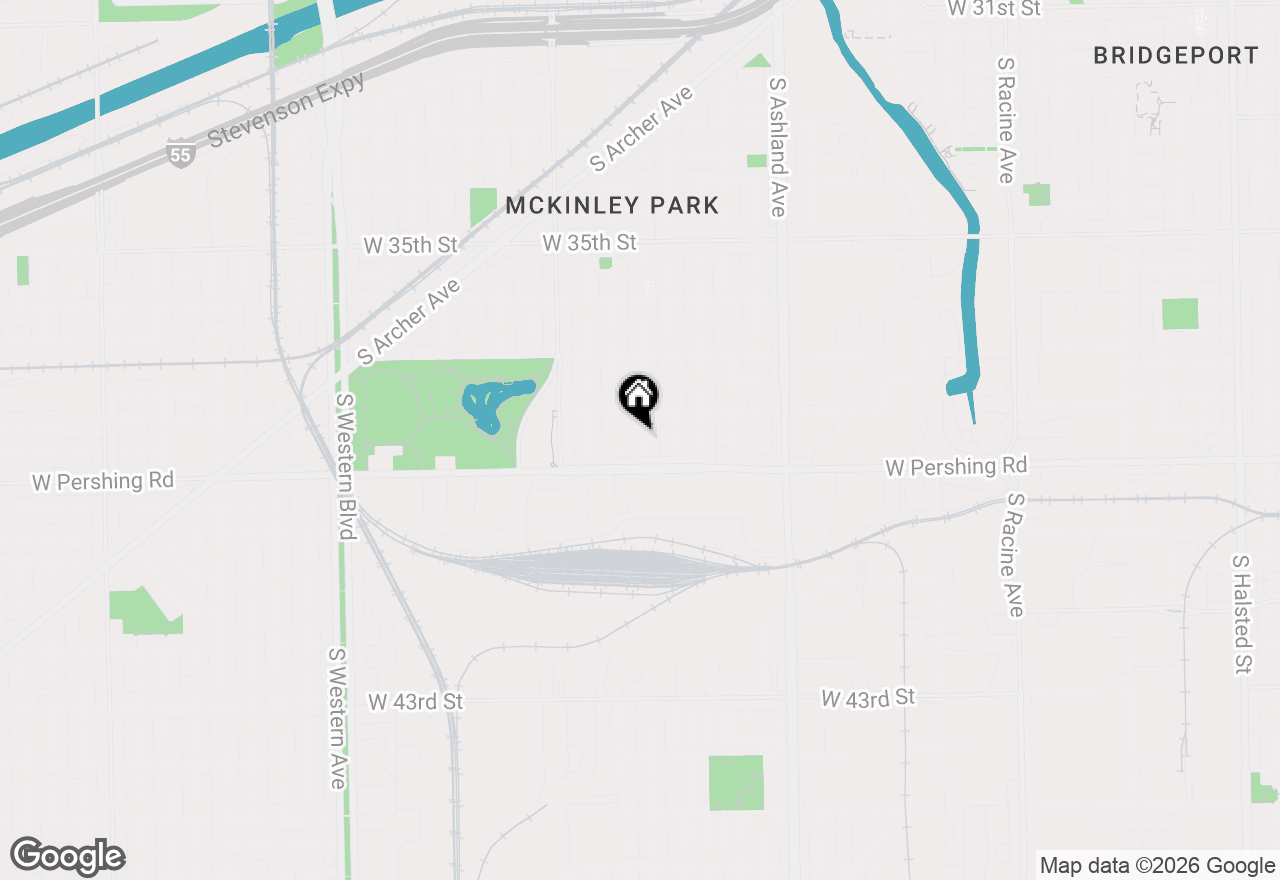 Map of 3826 S Honore Street, Chicago, IL 60609