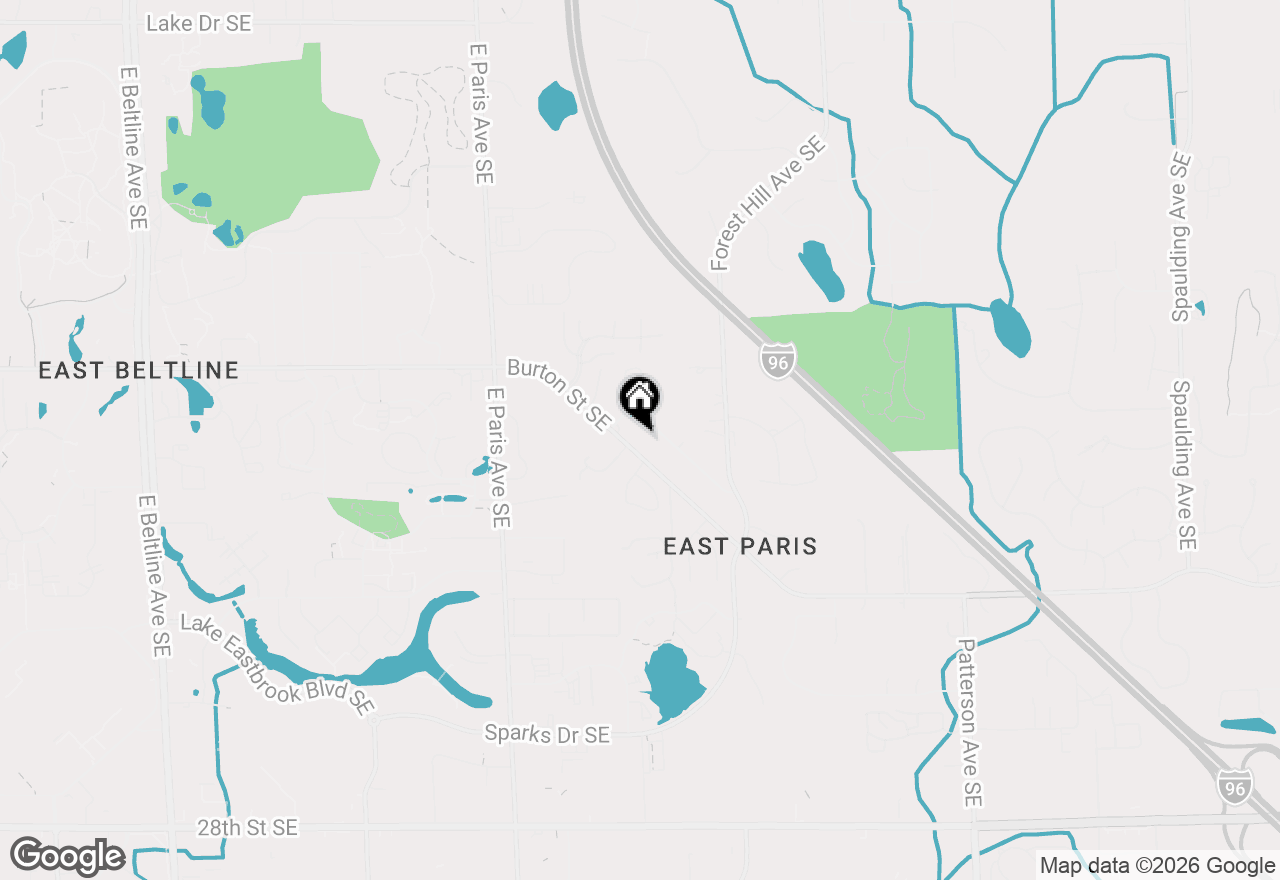 Map of 4223 Burton Street Se, Grand Rapids, MI 49546