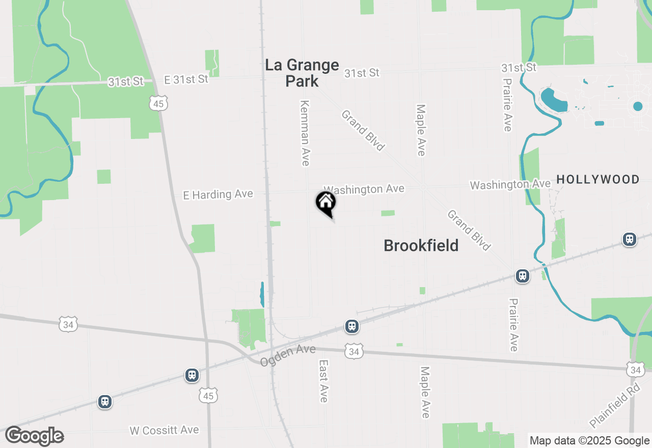 Map of 9515 Lincoln Avenue, Brookfield, IL 60513