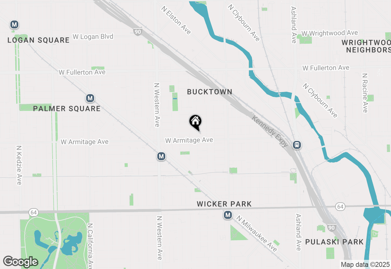 Map of 2013 N Leavitt Street #2, Chicago, IL 60647