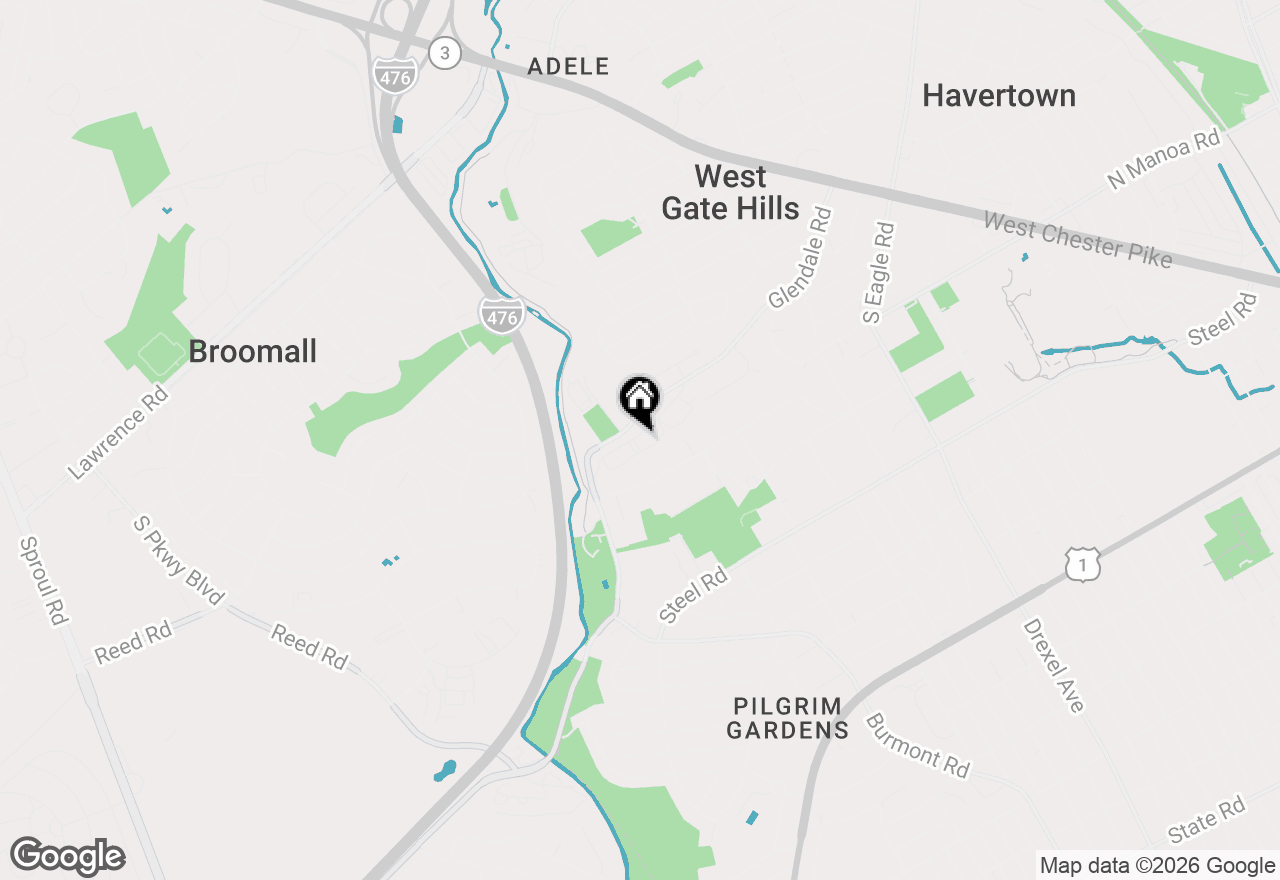 Map of 400 Glendale Road #13, Havertown, PA 19083