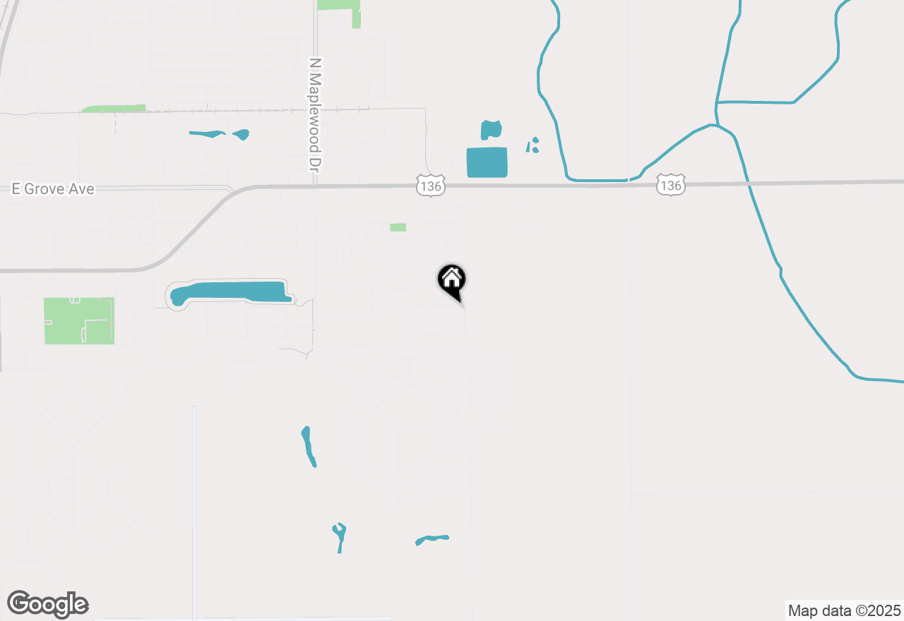 Map of 1636 Short Street, Rantoul, IL 61866