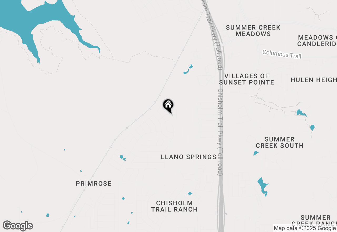 Map of 6129 Fall Creek Drive, Fort Worth, TX 76123