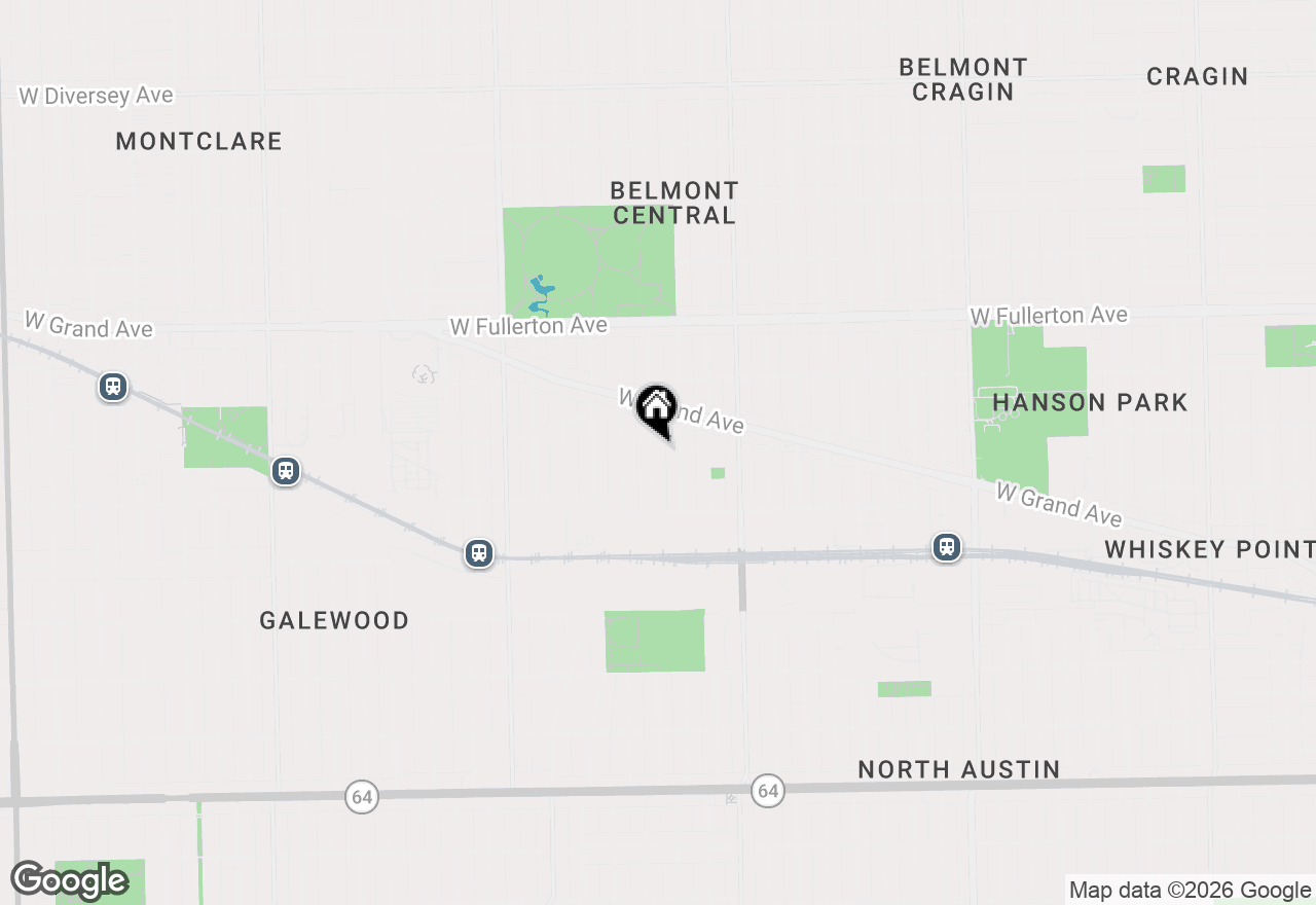Map of 2165 N Moody Avenue, Chicago, IL 60639
