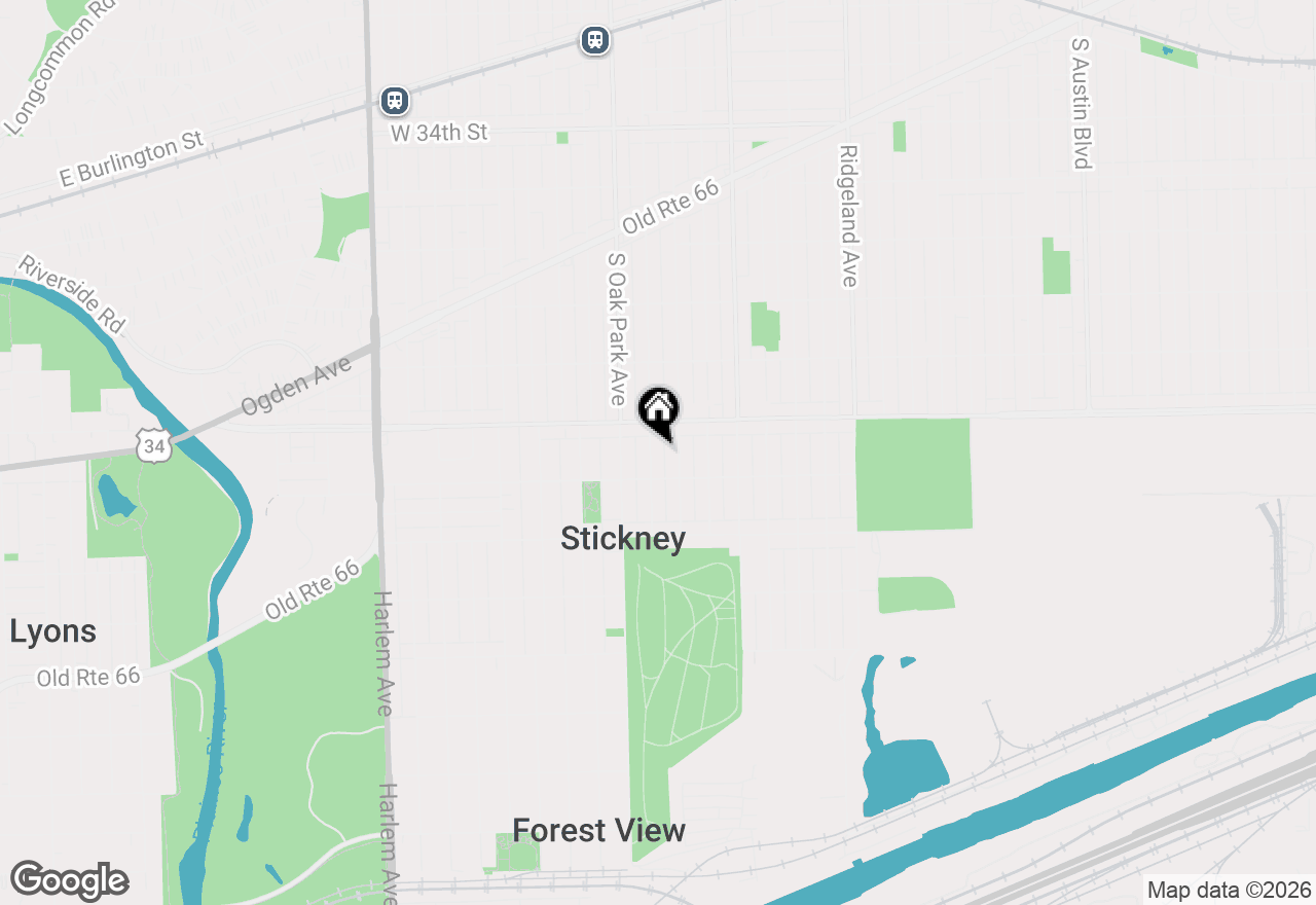 Map of 3925 Euclid Avenue, Stickney, IL 60402