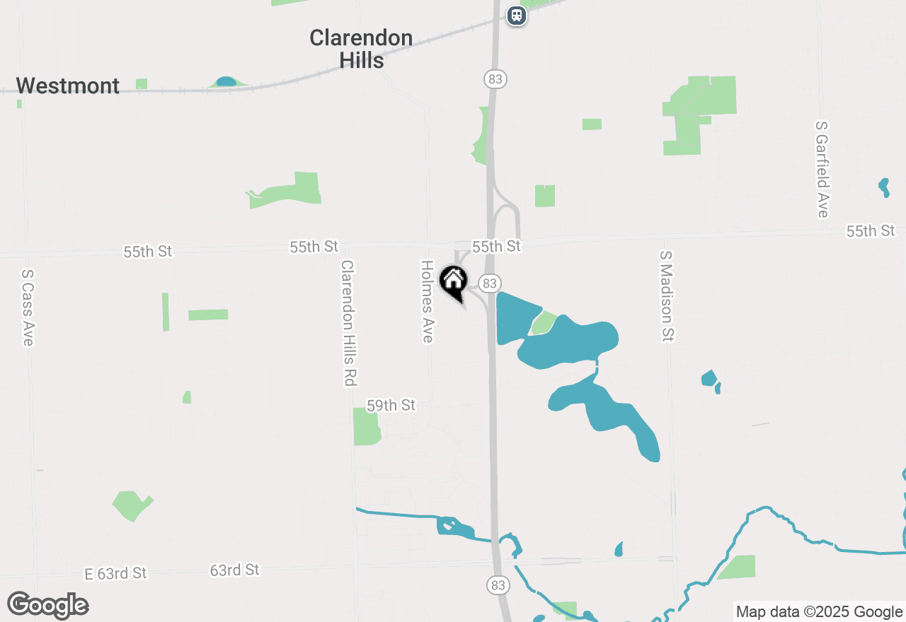 Map of 544 Willowcreek Court #3-9, Clarendon Hills, IL 60514