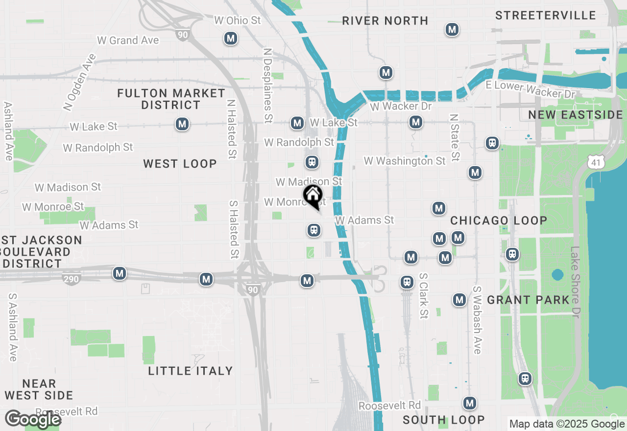 Map of 130 S Canal Street #519, Chicago, IL 60606