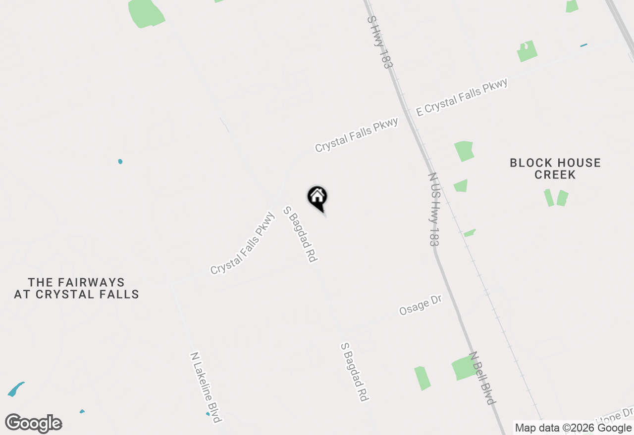 Map of 1910 Ireland Dr, Leander, TX 78641