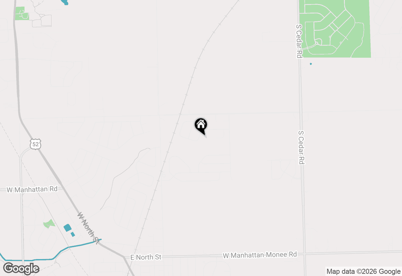 Map of 24919 Mccormick Way, Manhattan, IL 60442