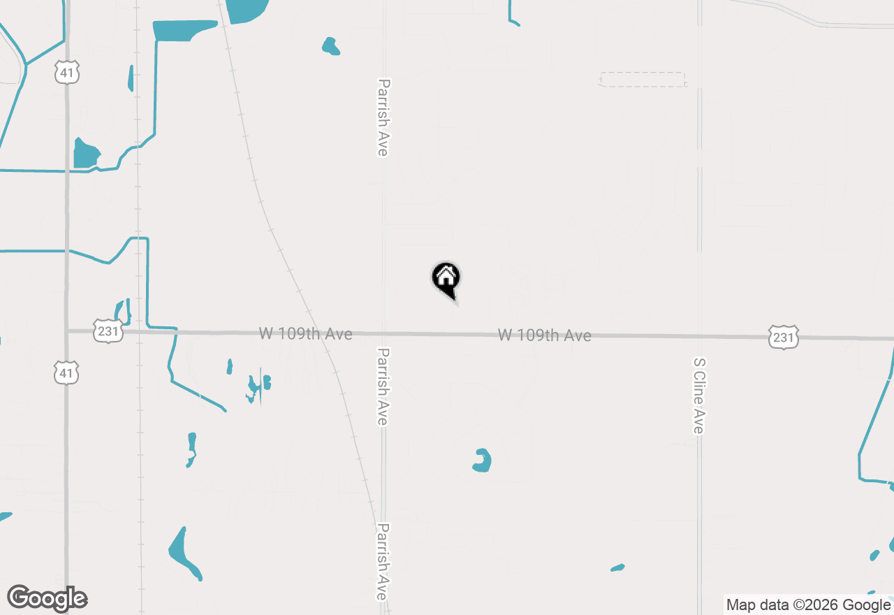Map of 10810 Scarlett Oak Drive, St. John, IN 46373