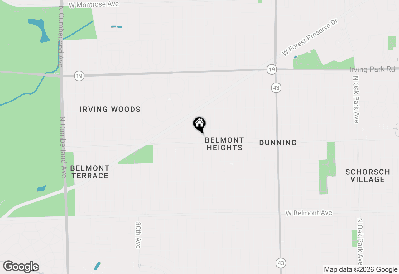 Map of 3615 N Ottawa Avenue, Chicago, IL 60634