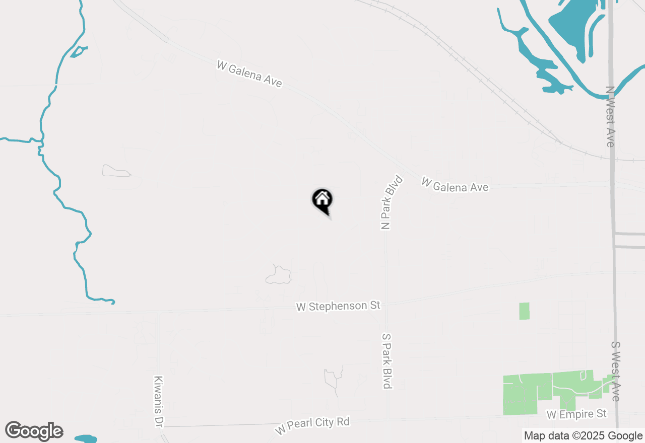 Map of 2016 W Revere Street, Freeport, IL 61032