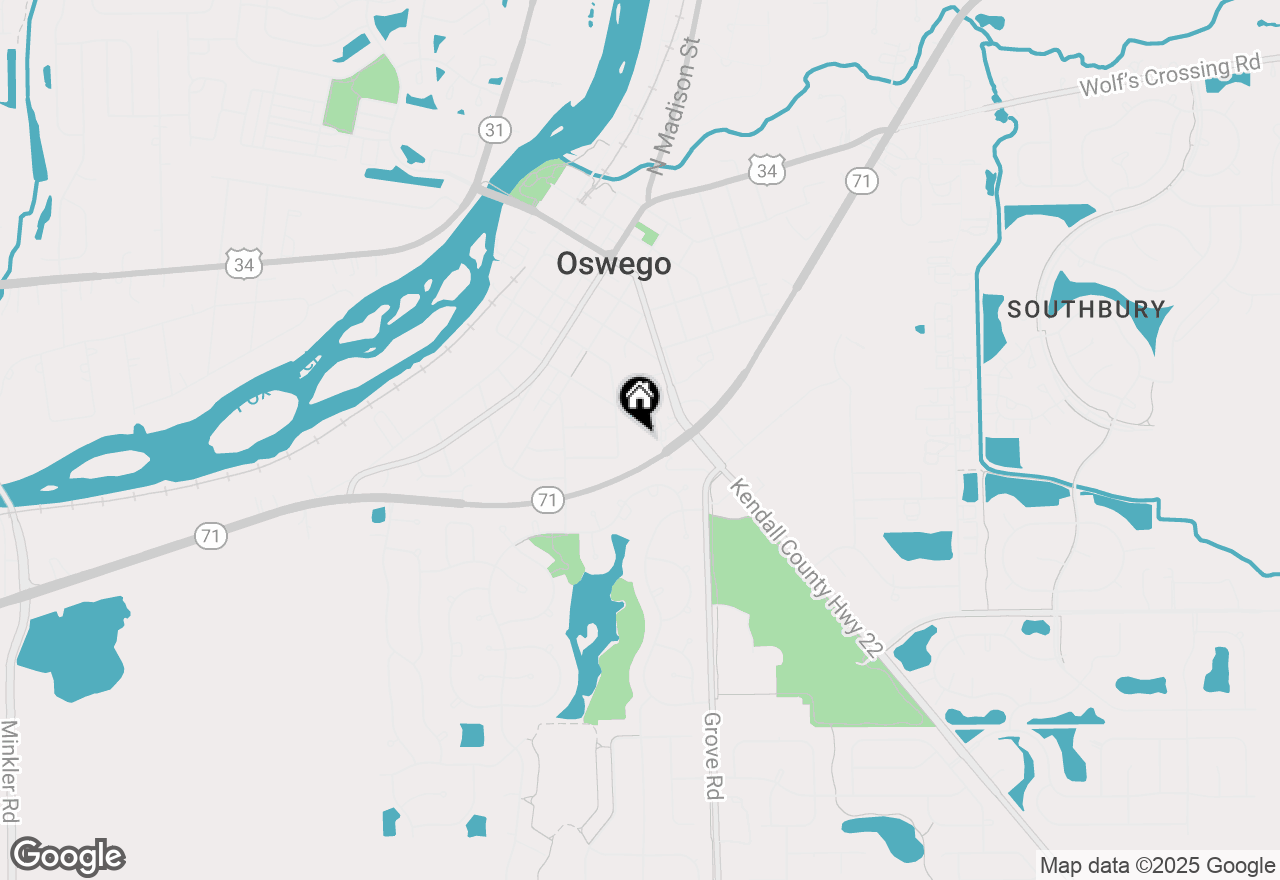 Map of 4571 Route 71 Highway, Oswego, IL 60543