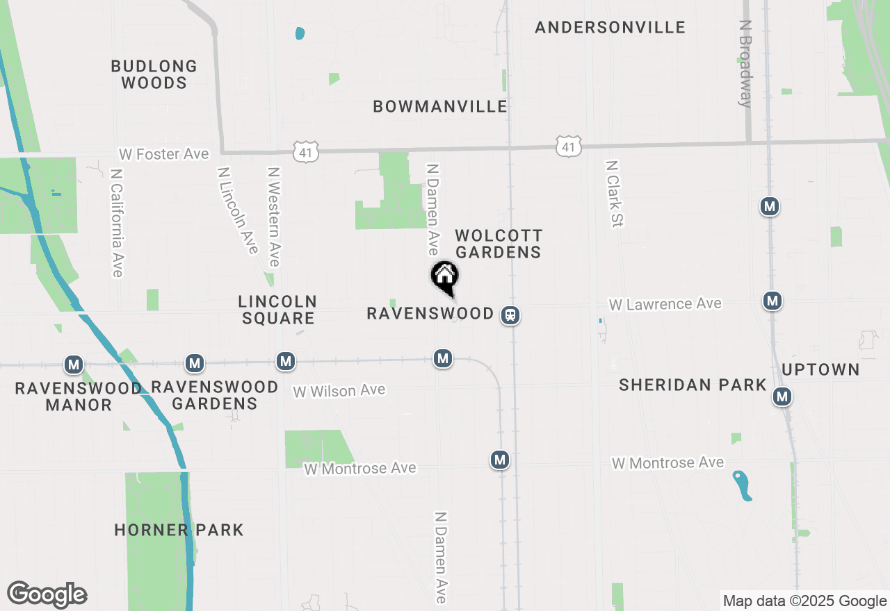 Map of 1962 W Lawrence Avenue #302, Chicago, IL 60640