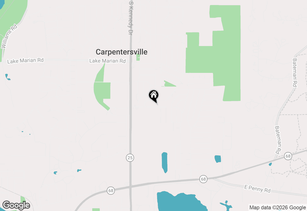 Map of 34 Golfview Lane, Carpentersville, IL 60110