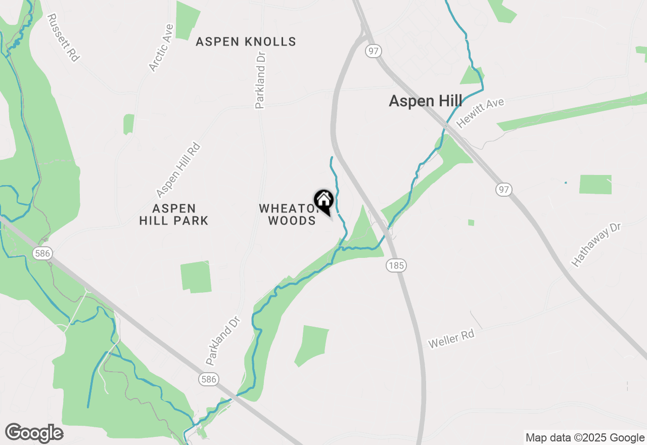 Map of 4102 Elizabeth Street, Rockville, MD 20853