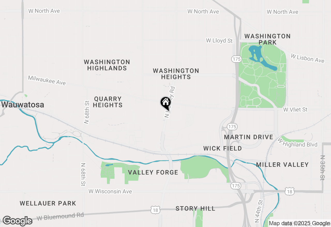 Map of 1335 N Hawley Rd, Milwaukee, WI 53208