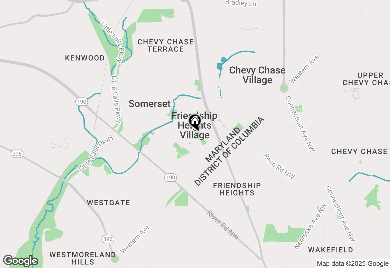 Map of 4515 Willard Avenue #915S, Chevy Chase, MD 20815