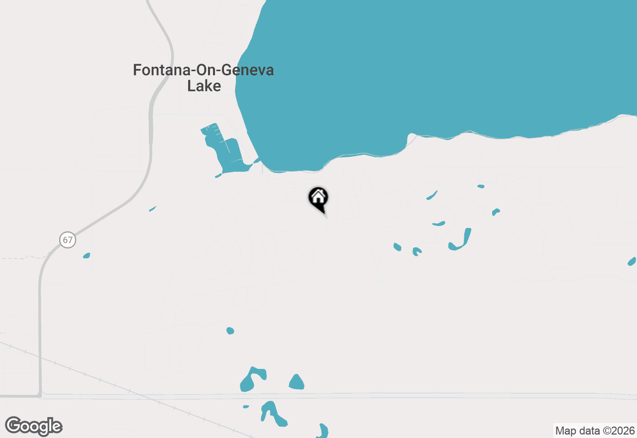 Map of 765 Brickley Ct, Fontana, WI 53125