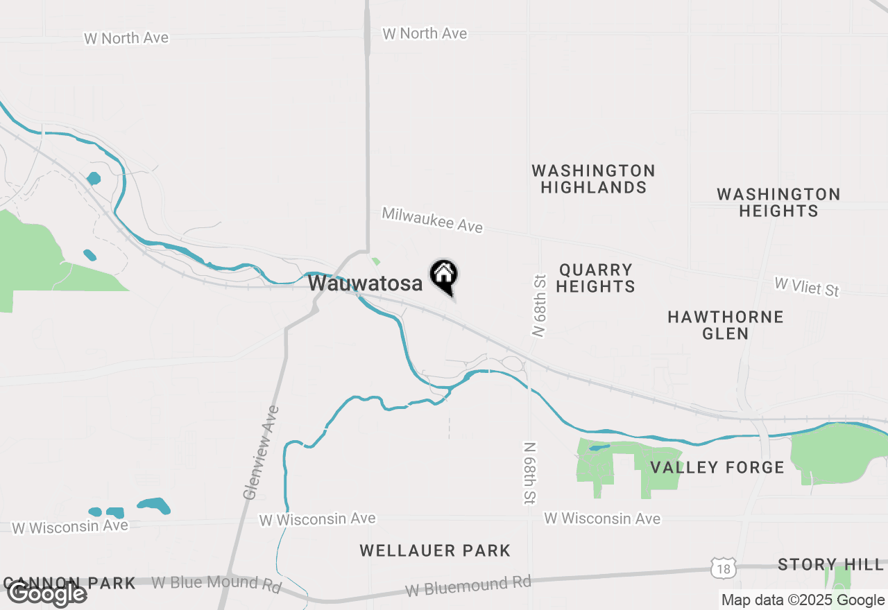 Map of 7224 W State St #1D, Wauwatosa, WI 53213